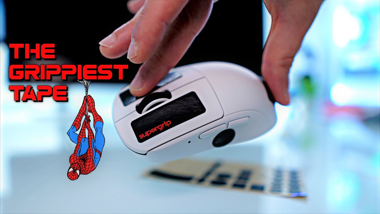 How to use the Grippiest Tape on your Gaming Mouse! Pulsar Supergrip Review!