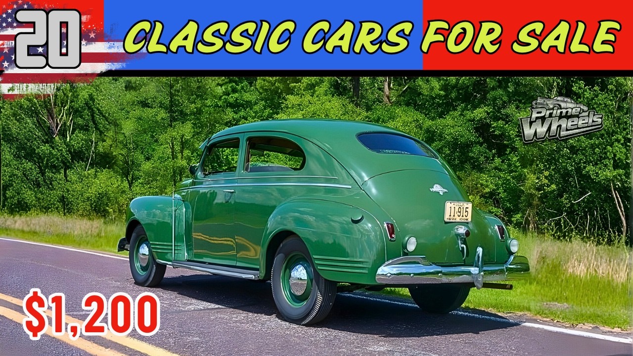 20 Classic Cars for Sale &mdash; Number 11 Will Make Car Enthusiasts Cry!