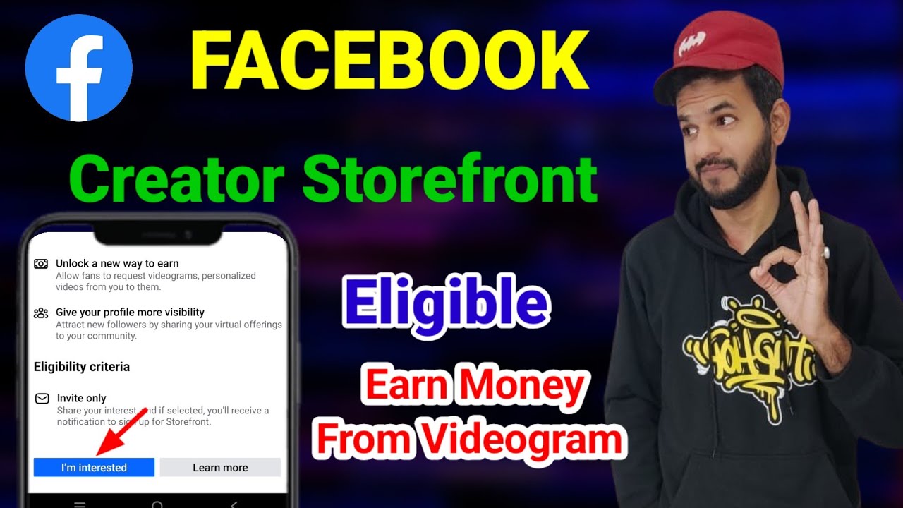 Facebook creator storefront | Facebook videogram | Facebook creator storefront I am interested 