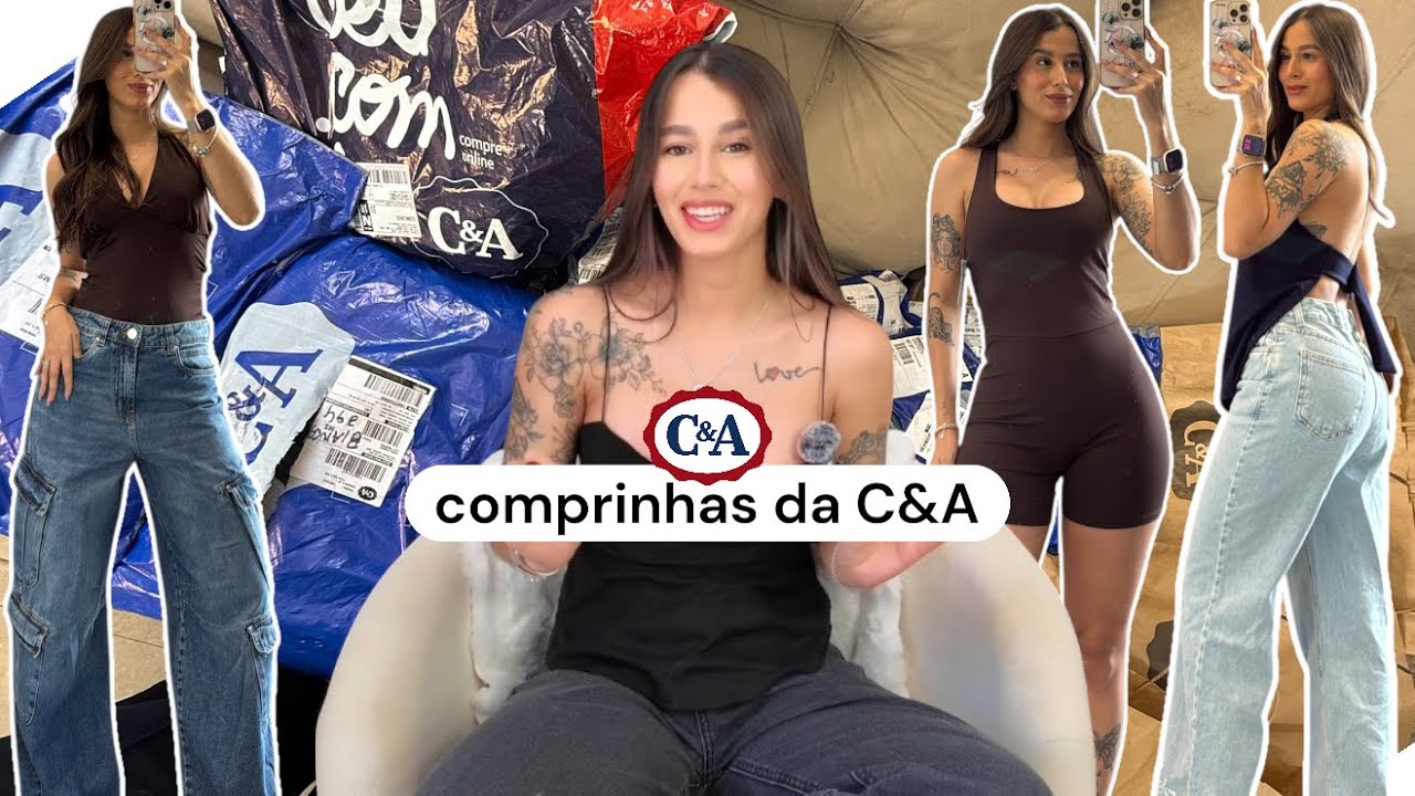 COMPRINHAS DA C&A | muuuuita coisa linda, calça jeans, blusas básicas e muito mais 🛍️💸✨
