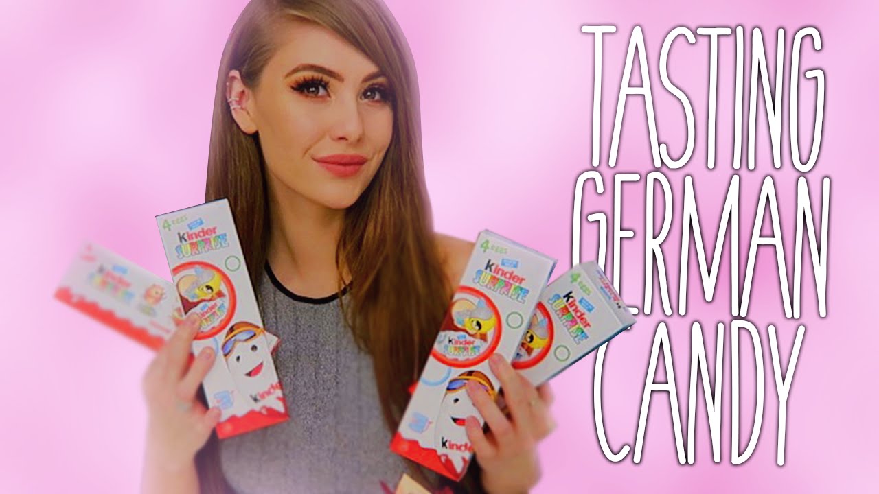 TASTING GERMAN CANDY! KINDER EGG UNBOXING!