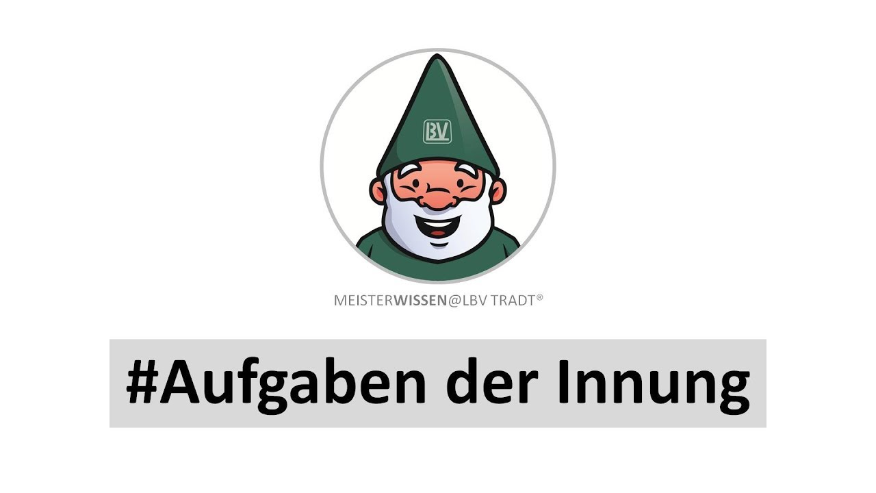 Meisterpr&uuml;fung Teil 3 Aufgaben der Innung Handwerk Meisterwissen LBV Tradt [MK PV F075]