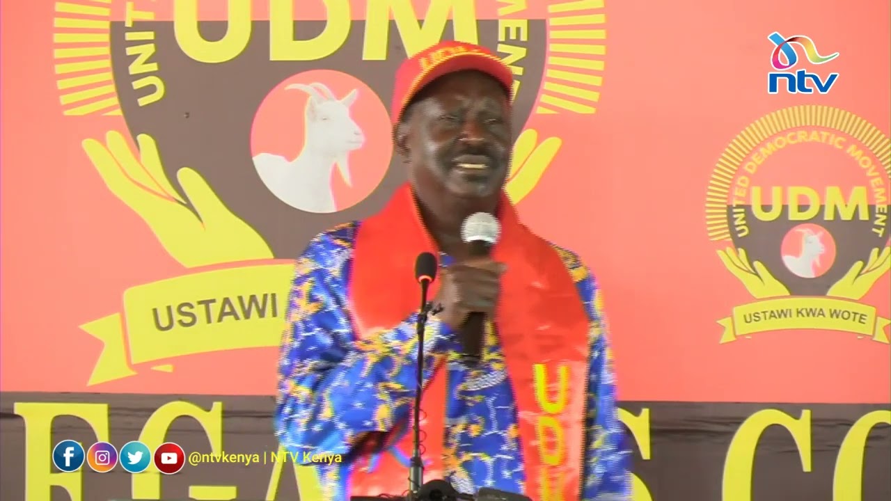 UDM party endorses Raila Odinga as its flag-bearer