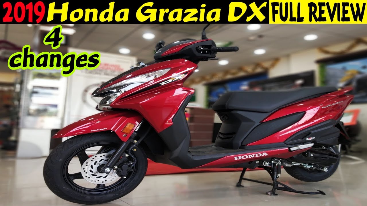 2019 Honda Grazia DX|What's New|Full Review|Braking Test|Specs|Price|Mileage|MotoMad