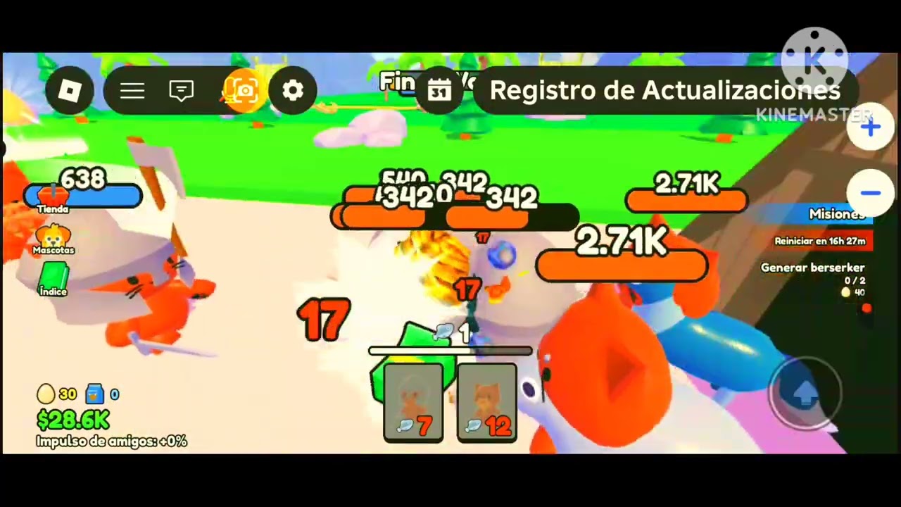 Nos enfrentamos a los gatos vikingos 😼 (Roblox mi ejercito de gatos)