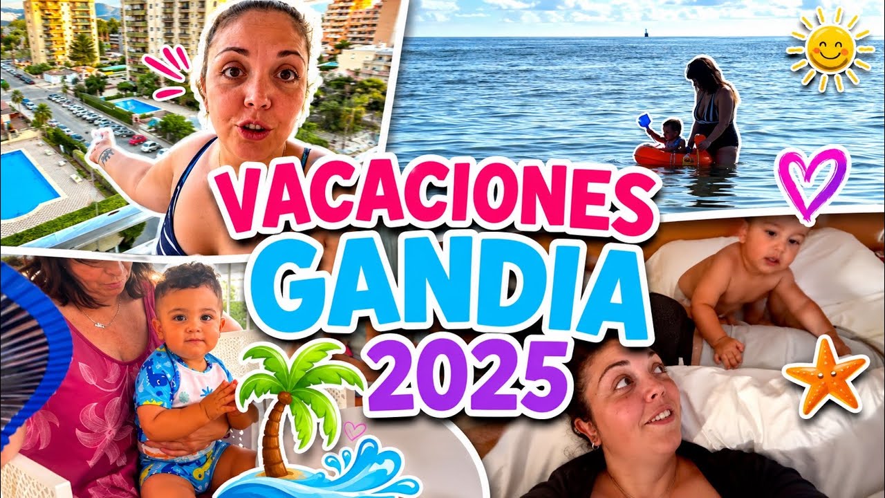 VACACIONES EN GANDIA (PARTE 1) + DIVERSION Y CANSANCIO BY Nuryperla #vacaciones #playa #diversion
