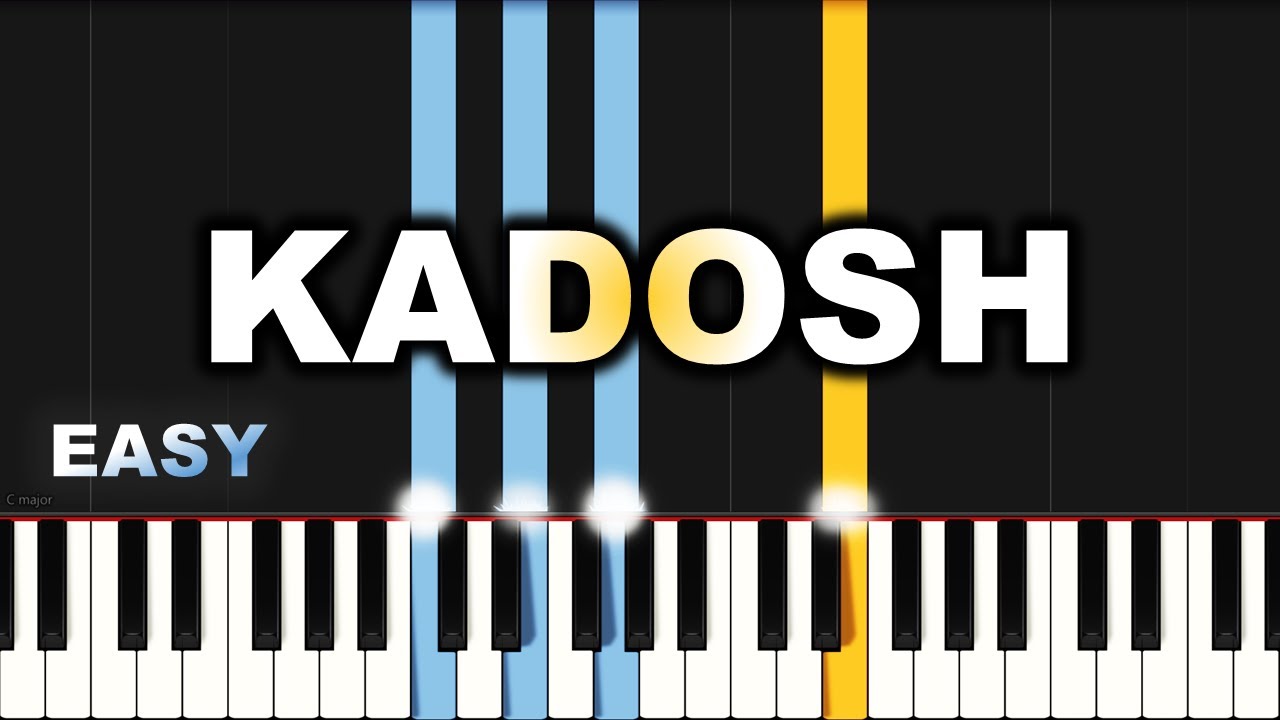 Joe Mettle - Kadosh ft Nathaniel Bassey | EASY PIANO TUTORIAL BY Extreme Midi