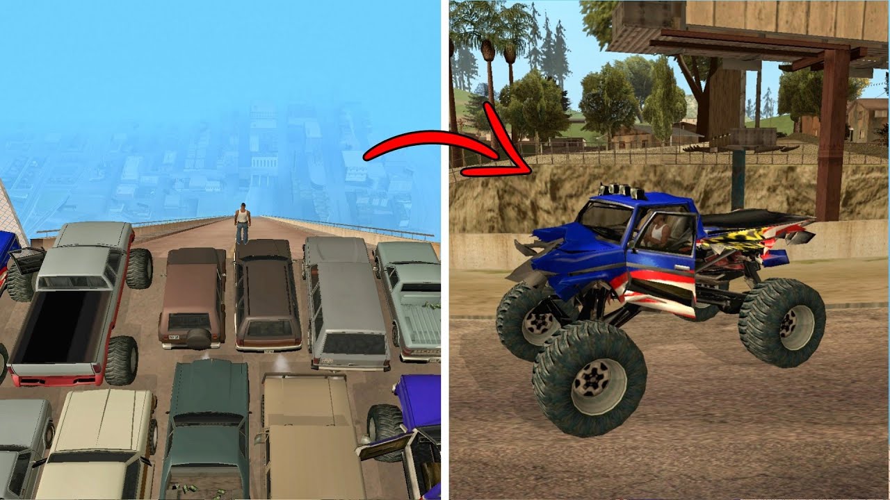 Which SUVs & pickup trucks Will Survive the Giant Ramp in GTA San Andreas?