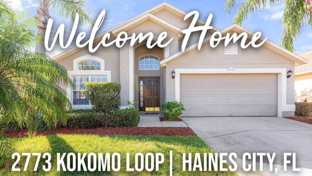 Haines City FL Pool Home For Sale At 2773 Kokomo Loop Haines City FL 33844 | 321-624-2753
