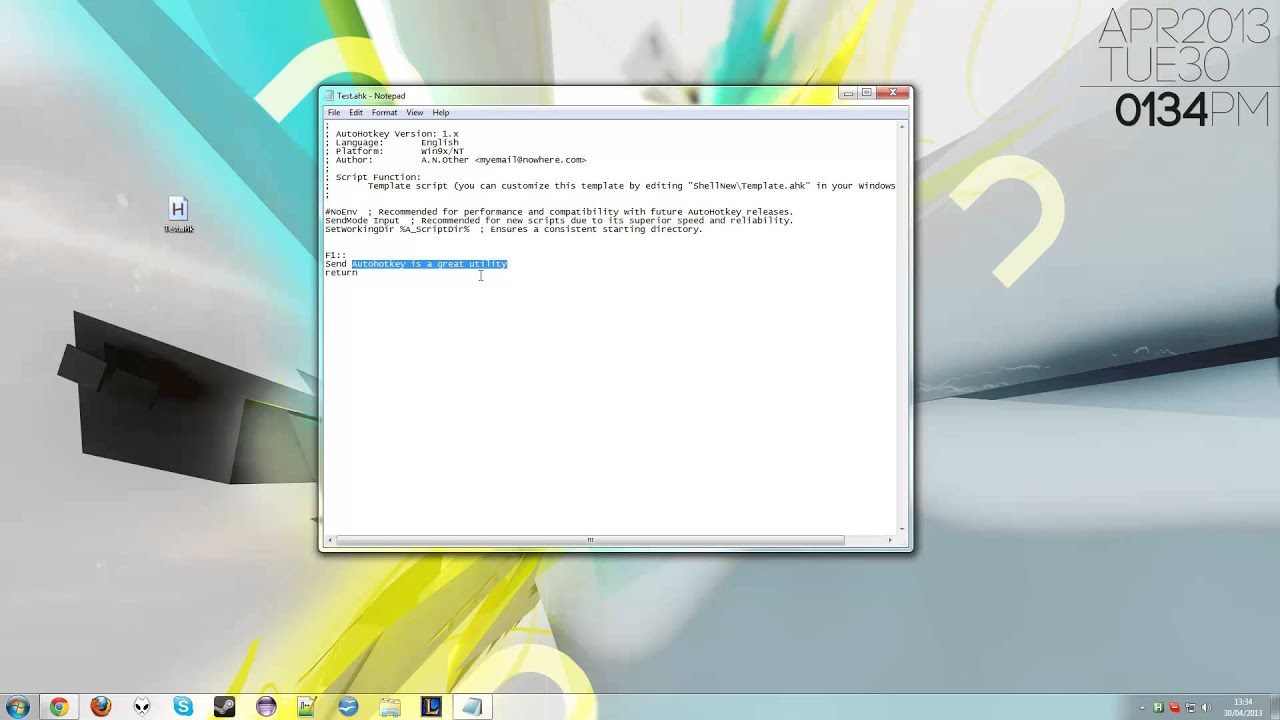 Autohotkey Basics : The 