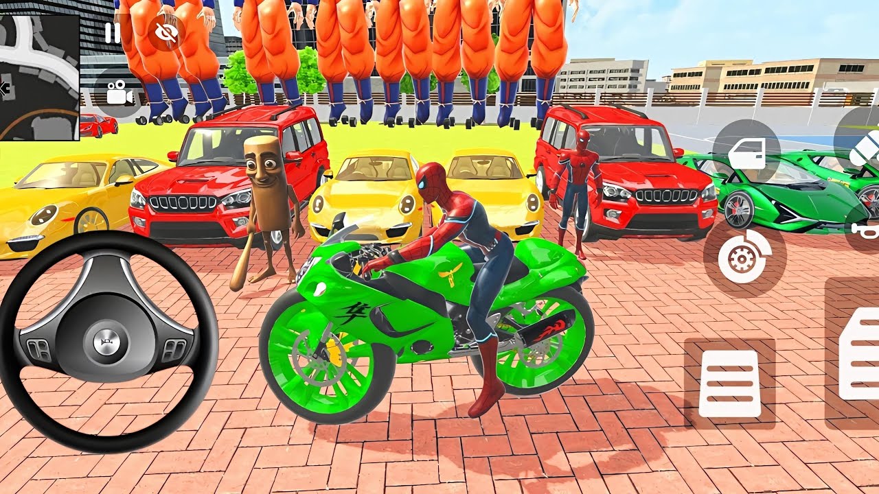 Spider 🕷️ man Train, Squid & Granny 3D Game Indian Thift Auto Simulator Purchase Lot's of Scary🥳