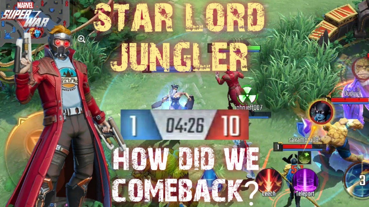 Star Lord Jungler Ranked Gameplay - EXTREMELY Difficult Start