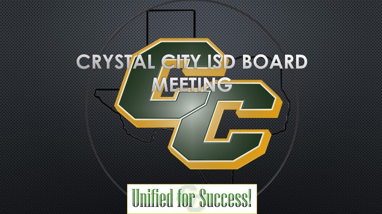 Crystal City ISD  Board Meeting- 9/15/25