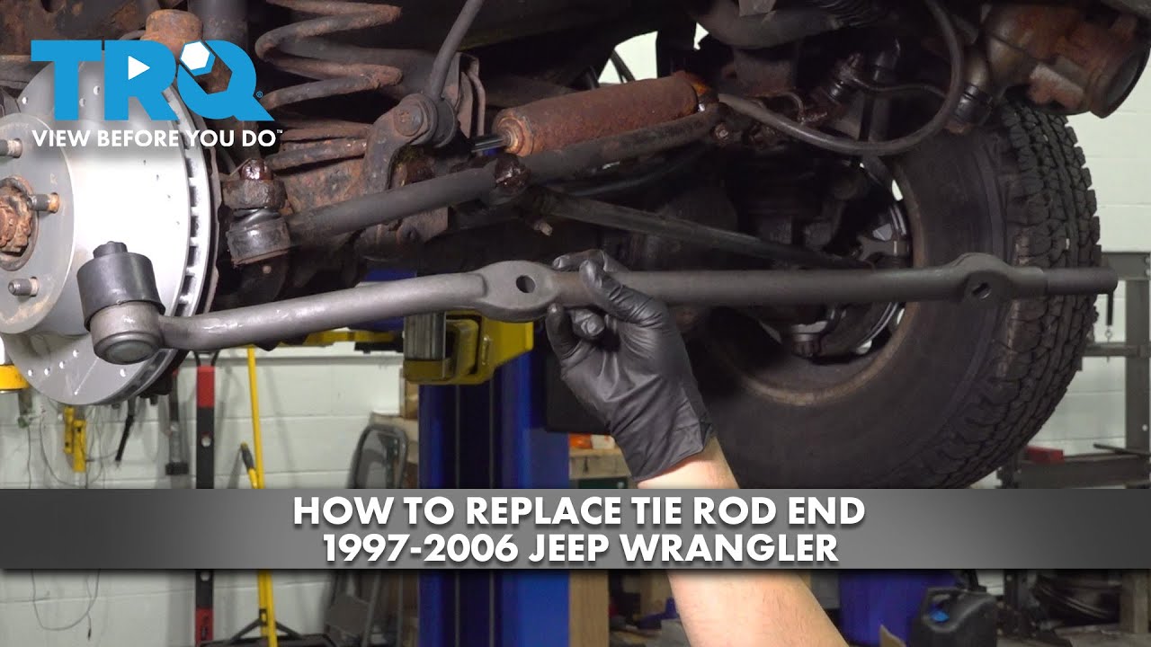 Как заменить наконечник рулевой тяги на Jeep Wrangler 1997-2006 годов