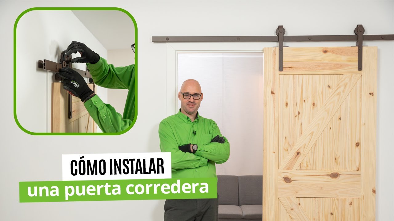 Cómo instalar una puerta corredera | LEROY MERLIN