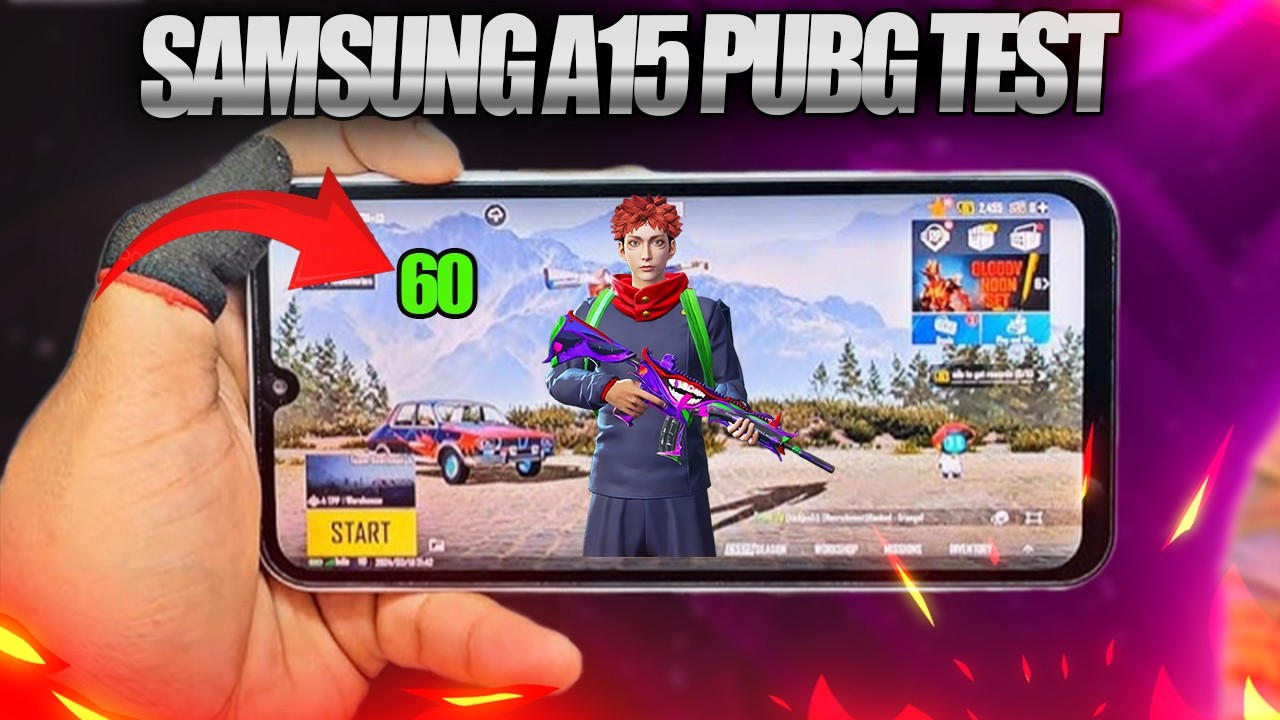 ТЕСТ SAMSUNG GALAXY A15 PUBG В 2025 ГОДУ | ТЕСТ БАТАРЕИ | ТЕСТ ГРАФИКИ | PUBG MOBİLE