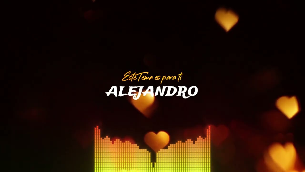ALEJANDRO - Este TEMA es para TI. (Reguetón romántico)