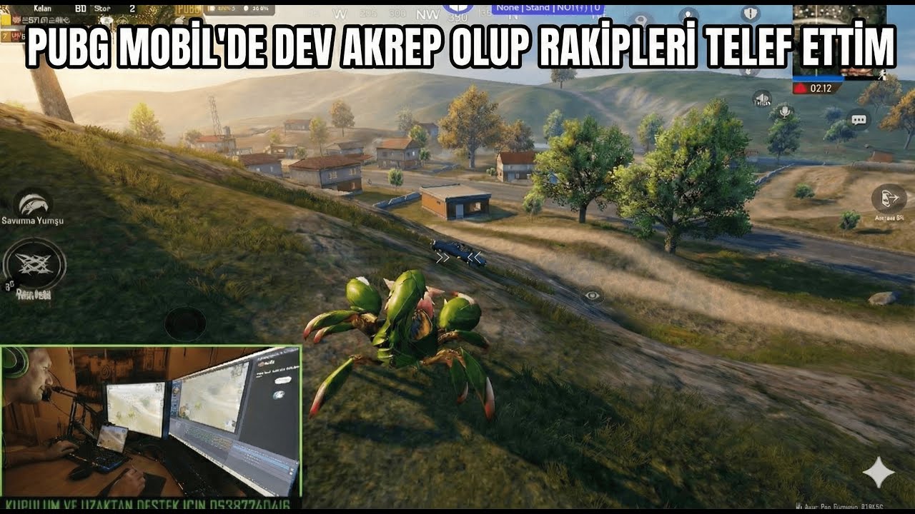 BU YENİ MOD HARİKA. DEV AKREPLE OYNADIM. YERE GÖMÜLEREK GİTMESİ MUHTEŞEM...