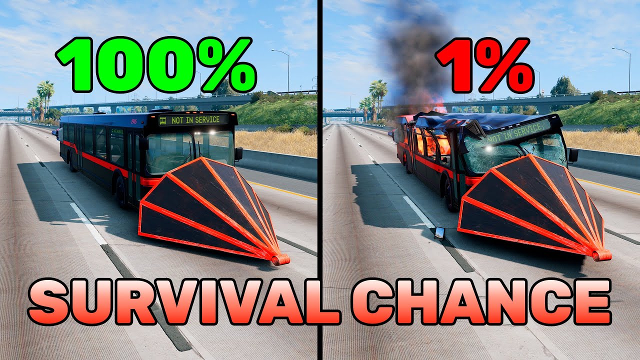 Best Of BeamNG.drive Realistic Crashes #6 | Epic Survival Chance Test