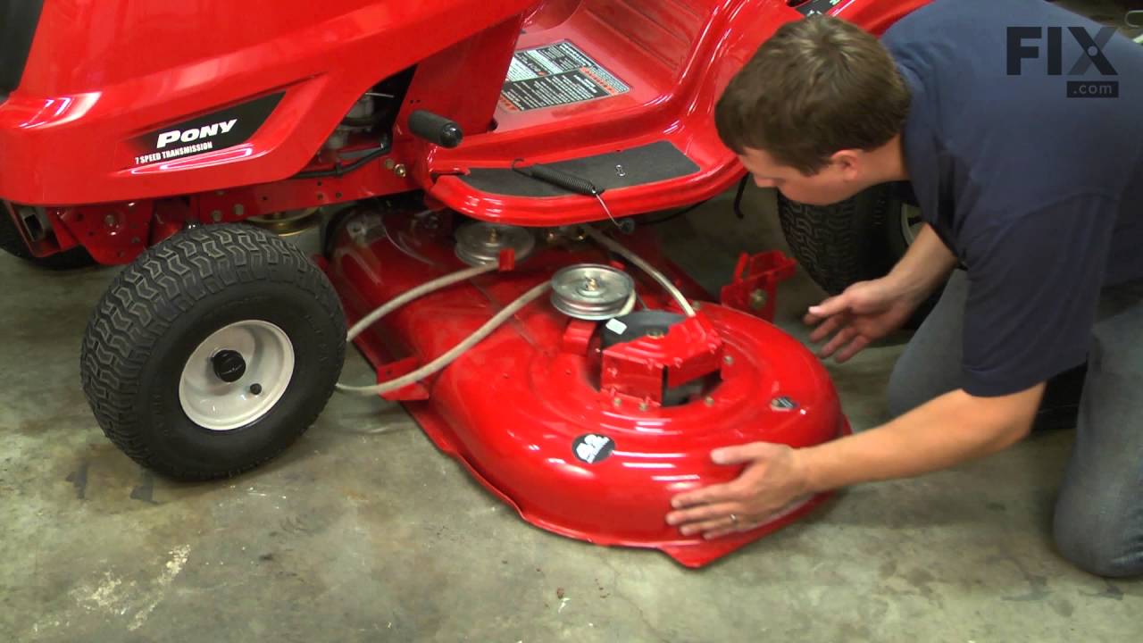 Troy-Bilt Pony Lawn Tractor Repair – How to replace the Extension Spring