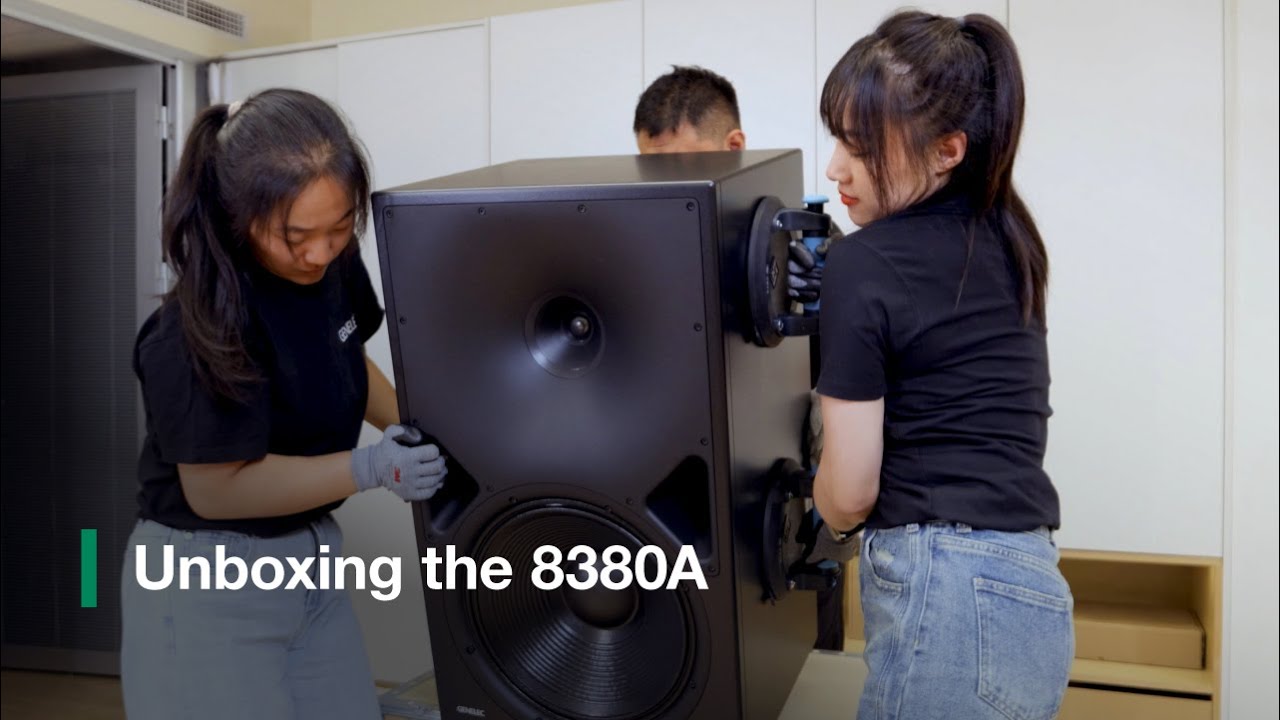 Unboxing and setting up the dynamic new Genelec 8380A SAM&trade; Main Monitor