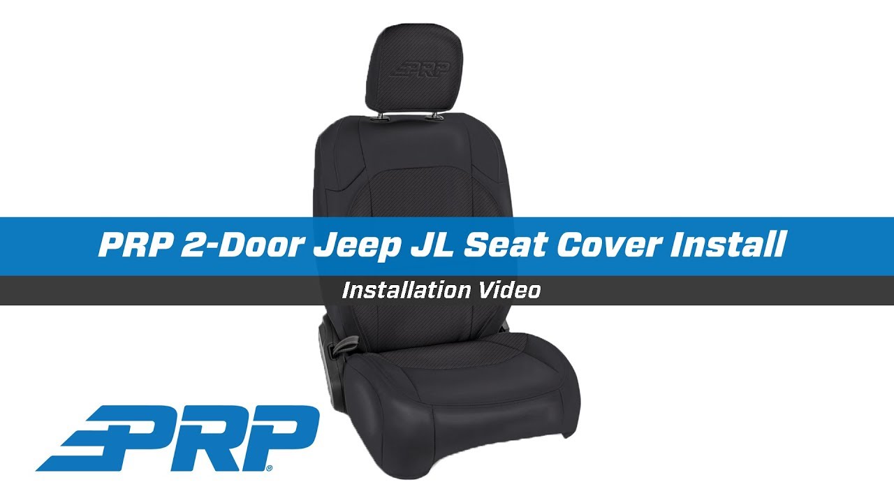 PRP 2-Door Jeep JL Seat Cover Install