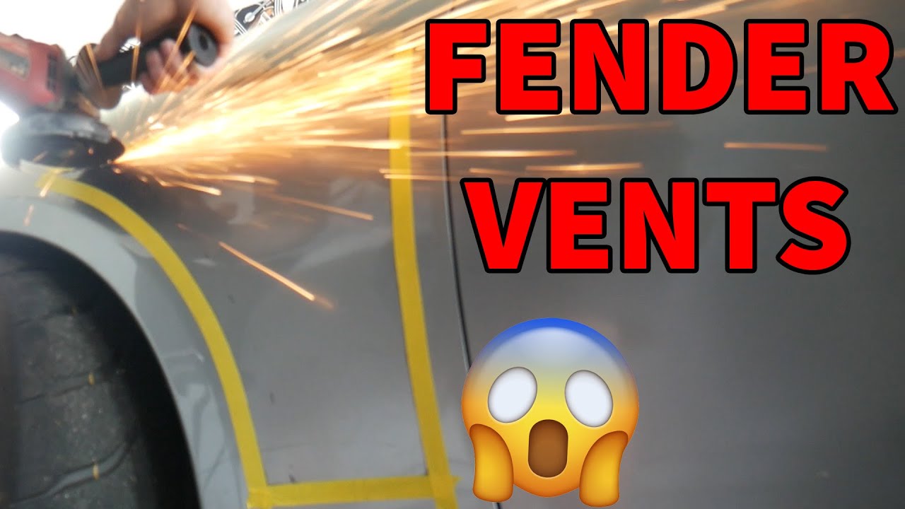 Cutting Fender Vents In My Boosted G35!