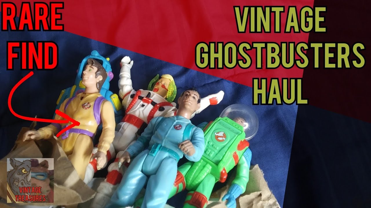 unboxing $30 RARE Ghostbusters haul | super fright features | slime hero