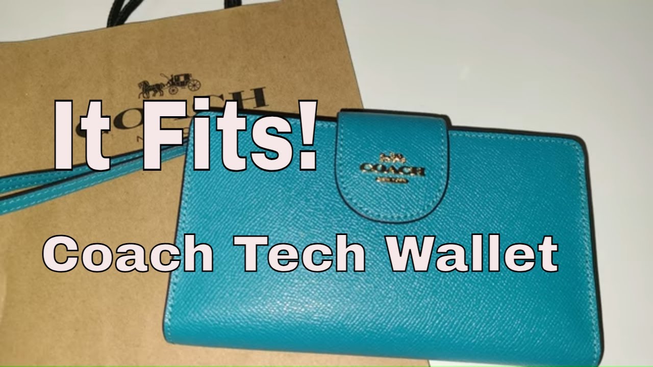 Coach Tech Phone Wallet - Finally a phone wallet that fits the S20+ 🙌👏