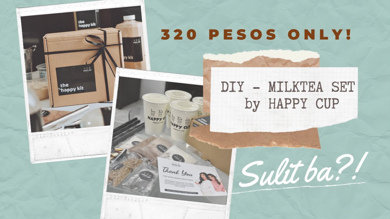 Happy Kit by Happy Cup (Better be safe and enjoy your milktea at Home!)