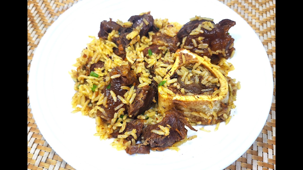 ARROZ COM CHAMBARI OU OSSOBUCO NA PANELA DE PRESSÃO
