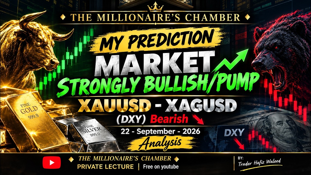 MY - PREDICTION 🚀 XAUUSD & XAGUSD Bullish | DXY Bearish | 22 Sep 2026