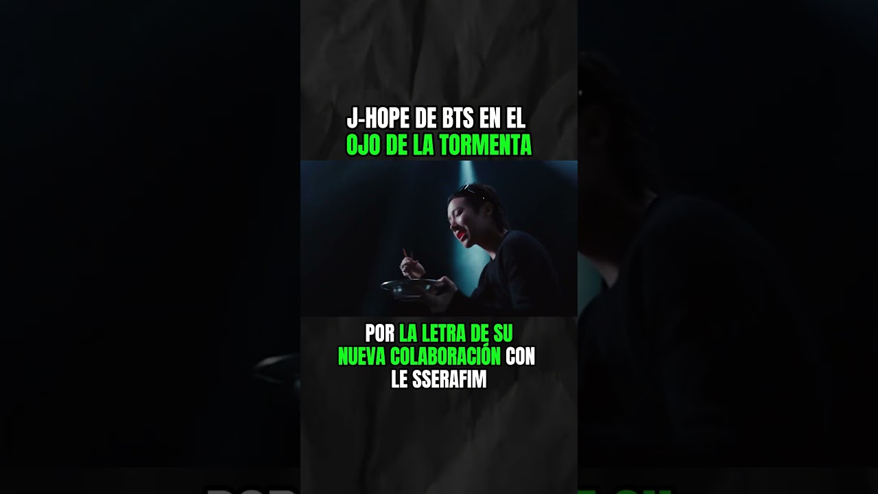 Fans divididos: J-Hope de BTS enfrenta cr&iacute;ticas por su verso en el tema de LE SSERAFIM #bts #jhope