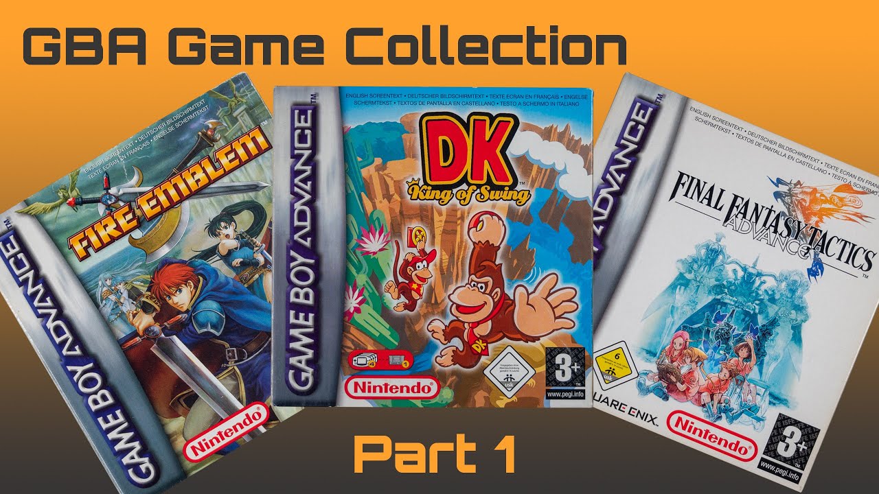Nintendo Gameboy Advance (GBA) Sammlung / Game Collection Part 1