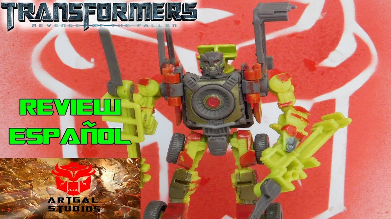 Transformers Revenge Of The Fallen Scout Class Dirt Boss / Review Español