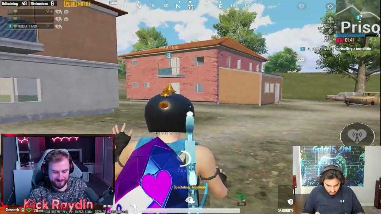 رايدن تحدي 40 كيل سكواد كامل والنتيجة كانت بالنهاية #pubgmobile