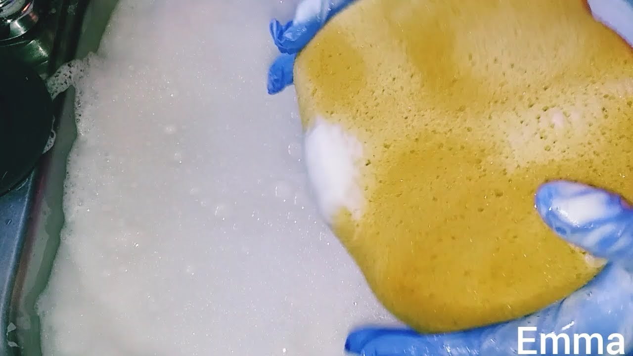 Orange Ajax w/ Water Sponge Squeeze!!!