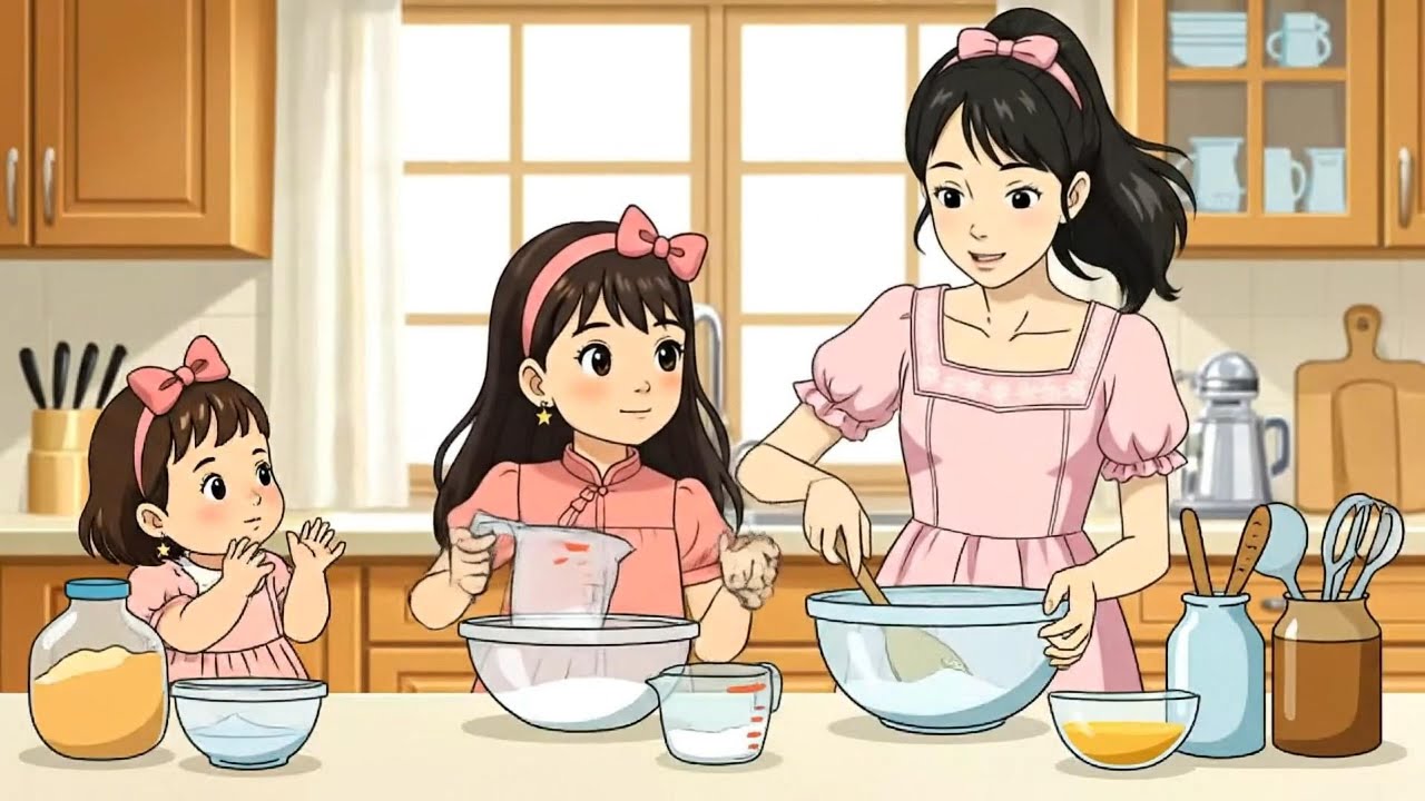 A Peaceful Ghibli Morning | Mom, Bí & Lyna Make Vietnamese Three-Color Sticky Rice