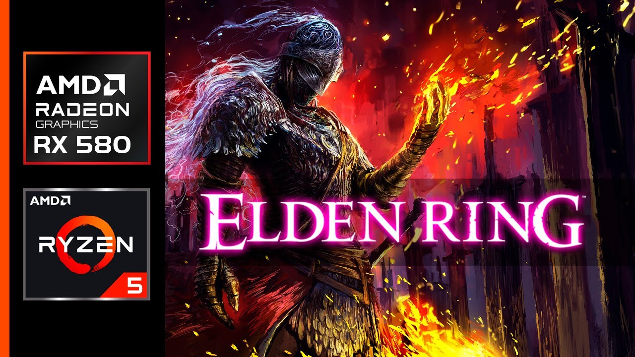 Elden Ring na RX 580 Roda bem ? - Teste com Ryzen 5 5500 + 16 GB RAM