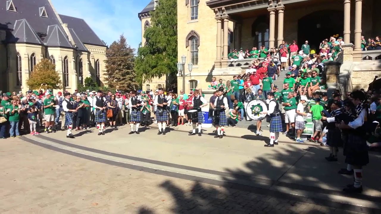 Notre Dame's Irish Bagpipe Band