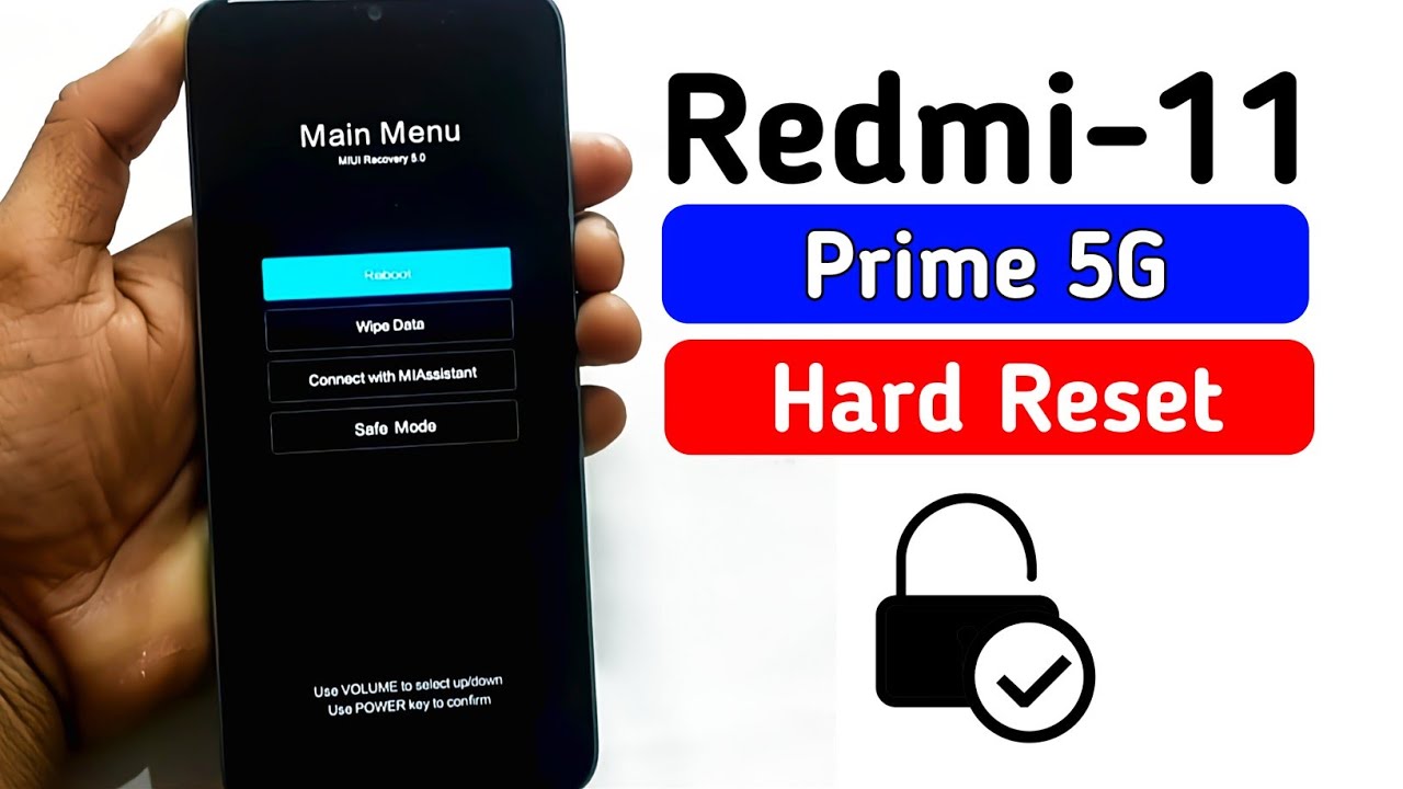 Redmi 11 Prime 5G Hard Reset Phone unlock 2024.