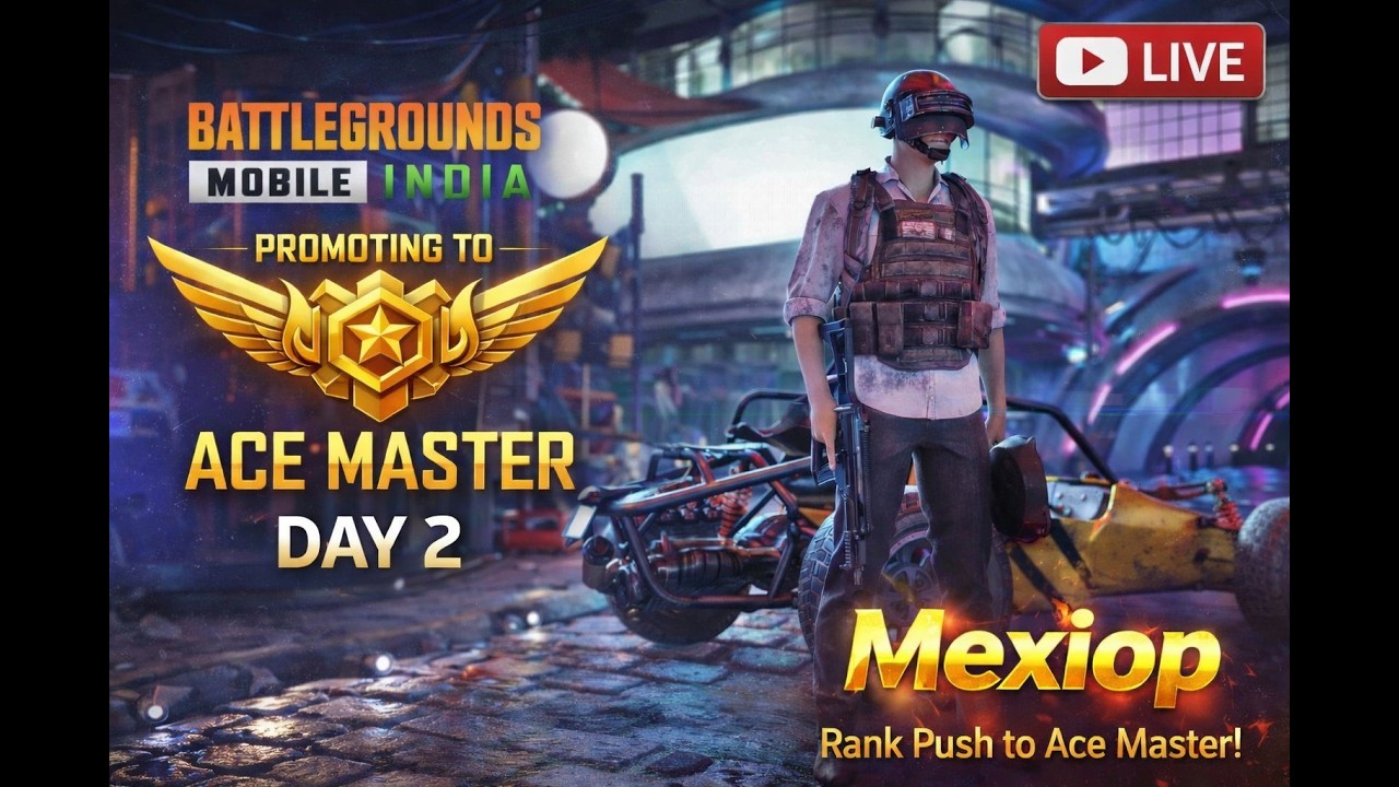Day 2 Bgmi ace master promotion live match