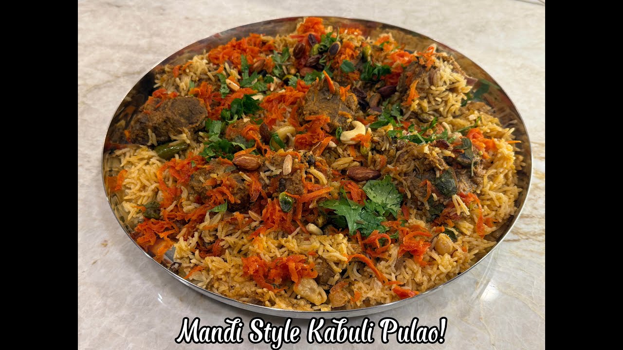 Mandi Style Kabuli Pulao Recipe Tutorial!