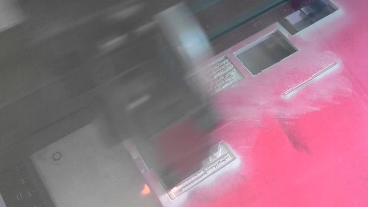 gravierter Stempelgummi