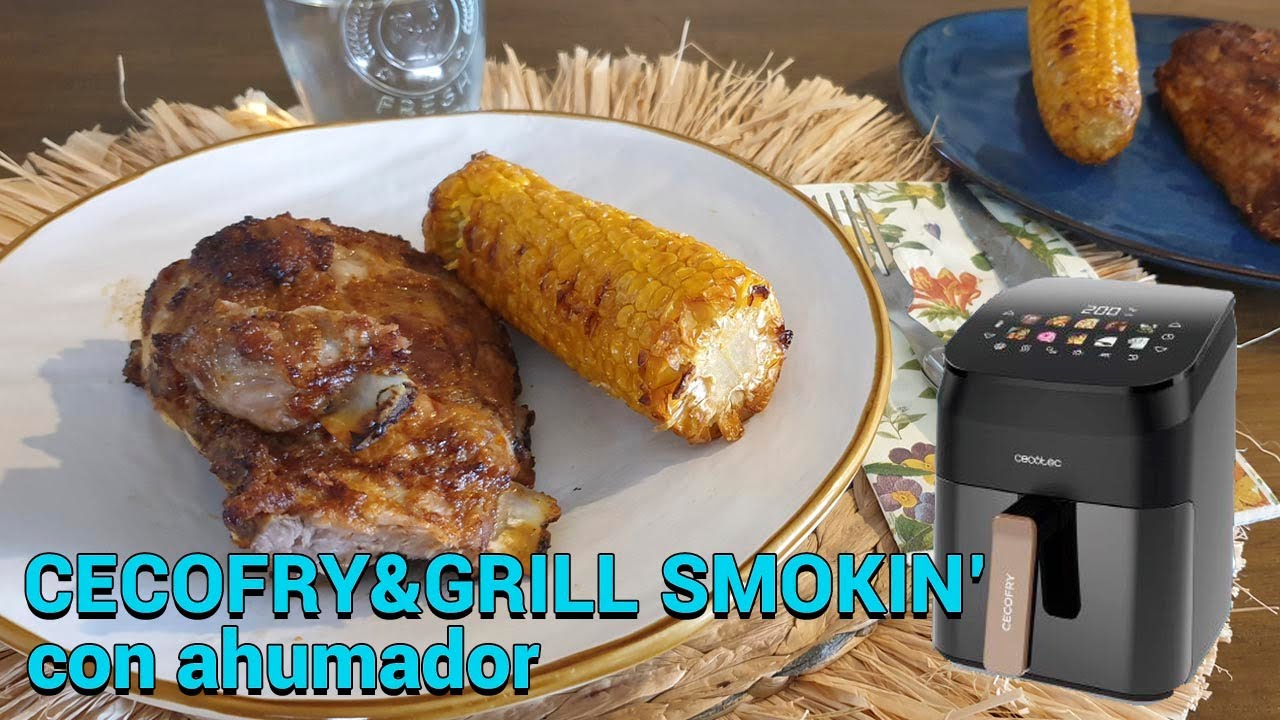 ¿Sabe igual que en la barbacoa?  Cecofry&Grill Smokin' con ahumador🍖🔥