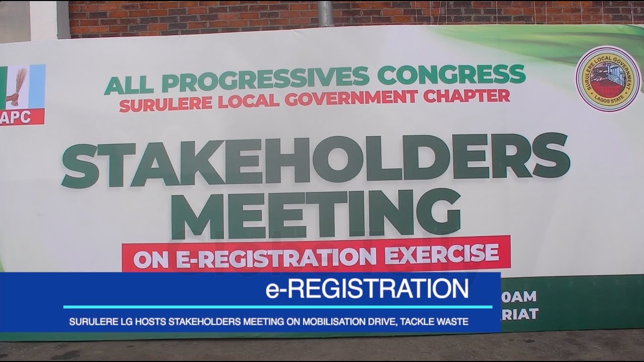 SURULERE LG HOSTS STAKEHOLDERS MEETING ON MOBILISATION DRIVE, TACKLE WASTE