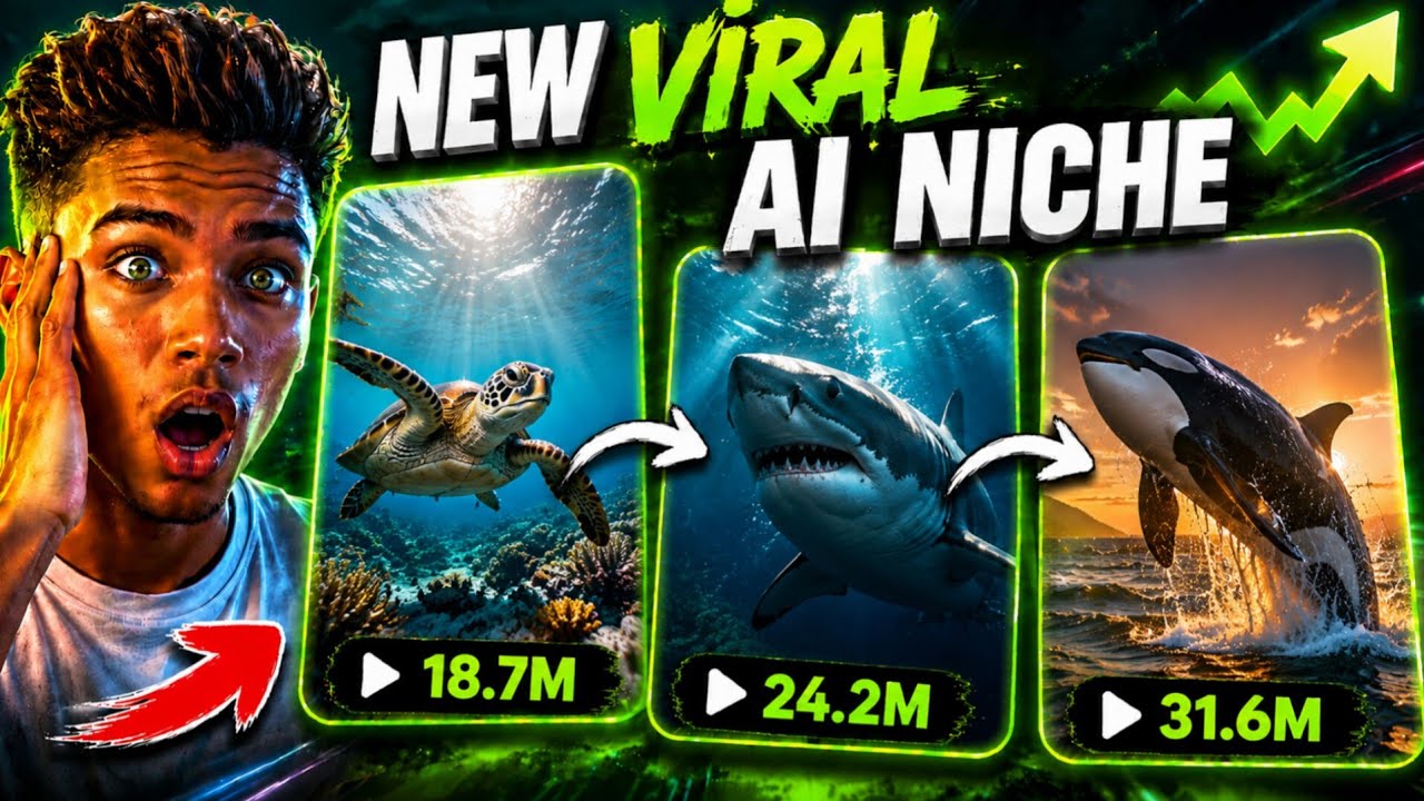 How to Make Viral AI Ocean Videos for Free (30M Views Niche Revealed)