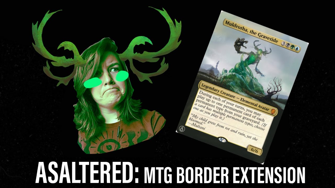 Muldrotha, the Gravetide: Magic the Gathering Altered Card EDH