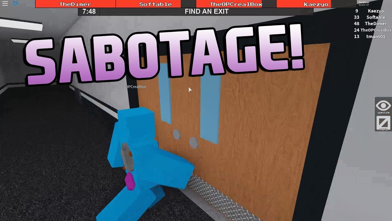 SABOTAGE! [Flee The Facility ROBLOX]