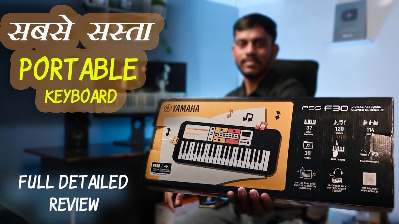 Yamaha PSS-F30 Portable Compact Keyboard Unboxing, Price, Tones and Rhythm